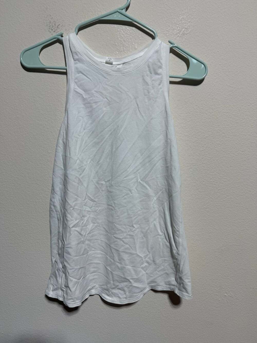 Lululemon Open Back Sleeveless Tank Top White